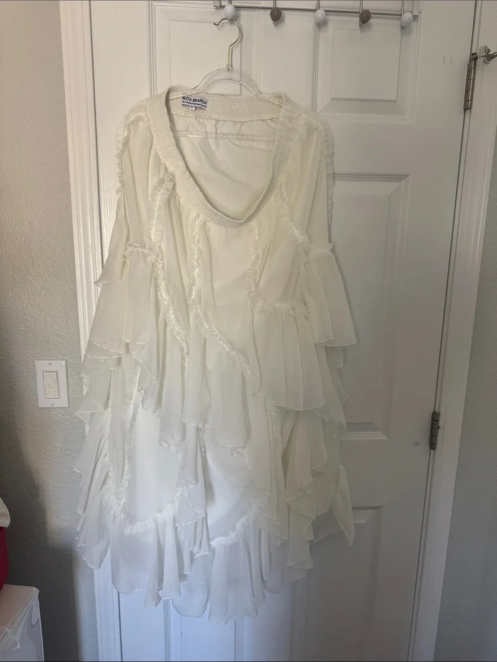 Kavita Bhartia Ruffle Maxi Skirt